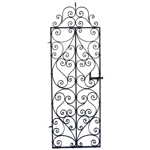 American Wrought Iron Single Door Garden Gate