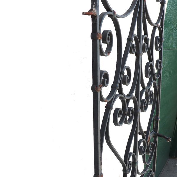 American Wrought Iron Single Door Garden Gate