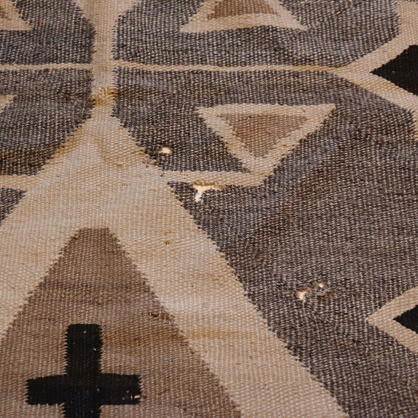 Native American Navajo Crystal Diamond Wool Rug