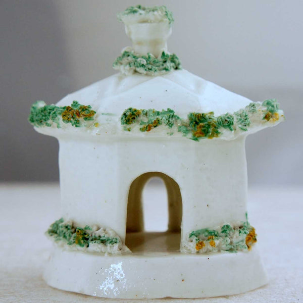 English Victorian Staffordshire Porcelain House Pastille Burner
