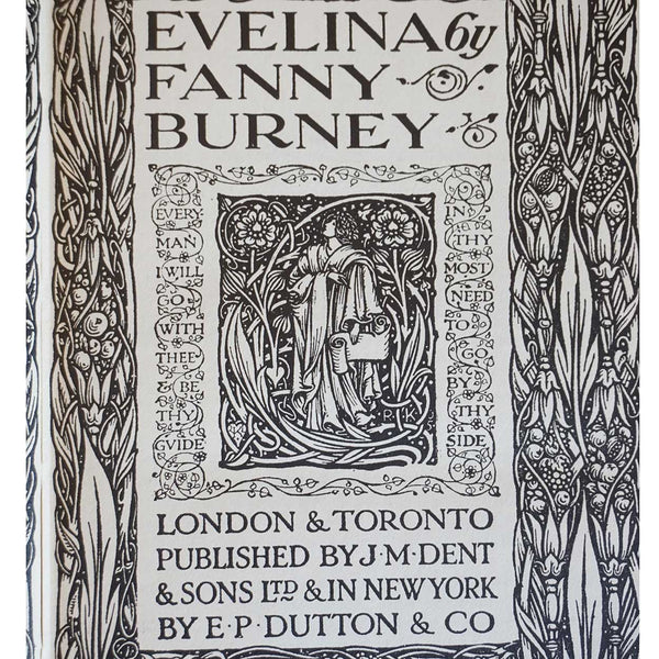 Vintage Book: Evelina by Fanny Burney