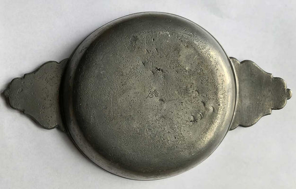 French Pewter Double-Ear Porringer / Ecuelle a Orielles