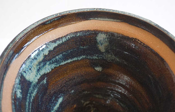 ERON JOHNSON Contemporary Art Pottery Lidded Pot on Stand