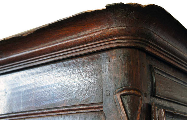 Large French Parisian Louis XV Style Oak Armoire
