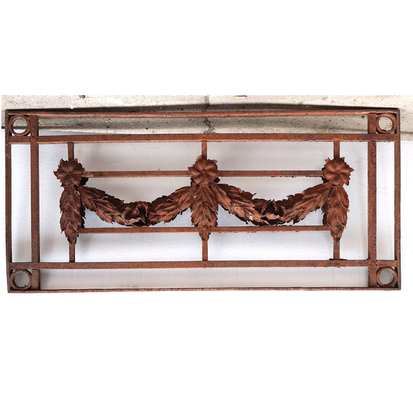 Hand Forged Iron Architectural Transom Grille