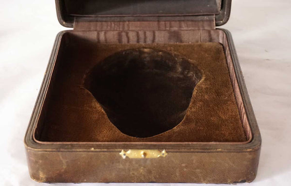 Small Ancient Pottery Mask with Case