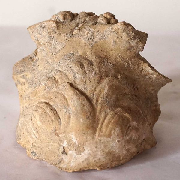 Small Ancient Pottery Mask with Case