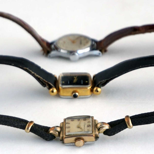 Three Vintage Swiss and German Lady's Wristwatches