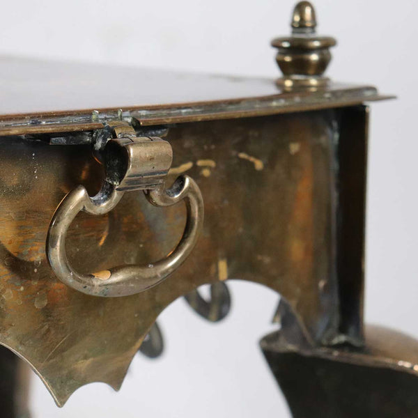 English Victorian Brass Fireplace Footman / Trivet