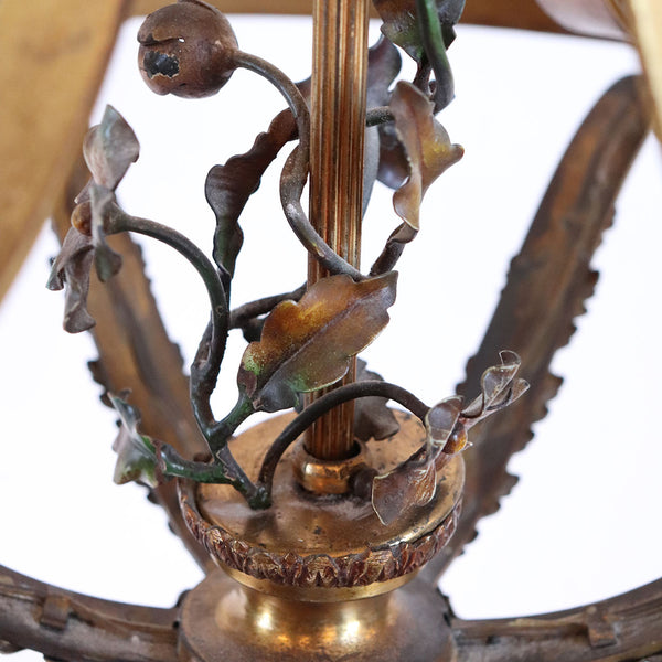 American Louis XVI Revival Bronze Six-Light Chandelier