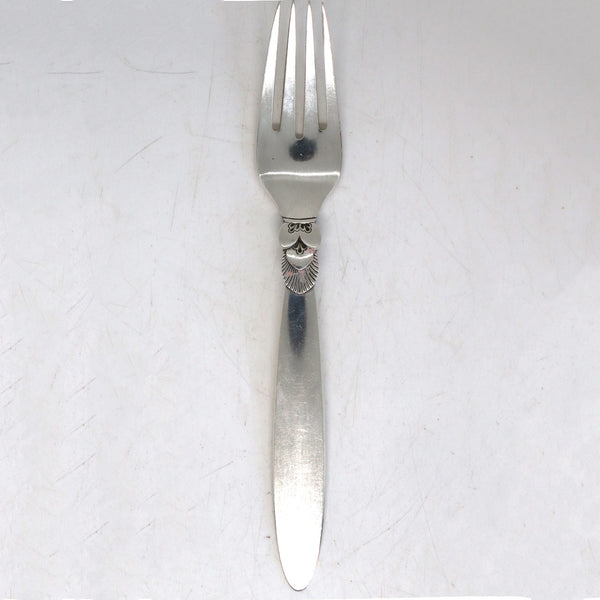 Danish Georg Jensen Sterling Silver Cactus Pattern Flatware [80 pieces]