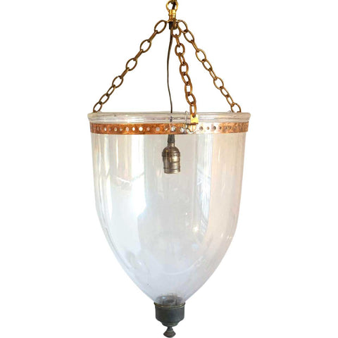 English Regency Style Glass One-Light Hall Lantern