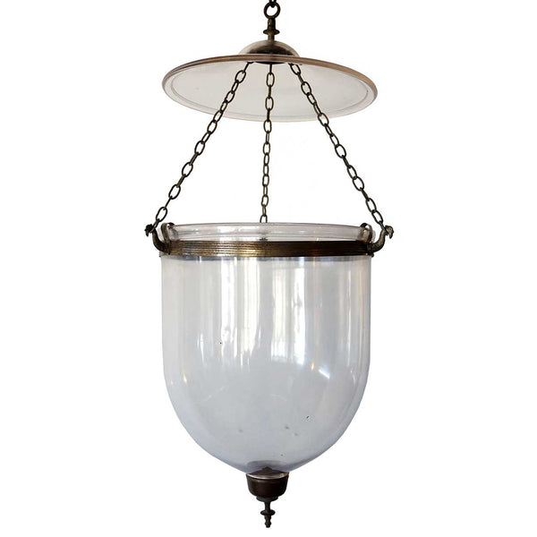 Anglo Indian Regency Style Glass Hall Lantern