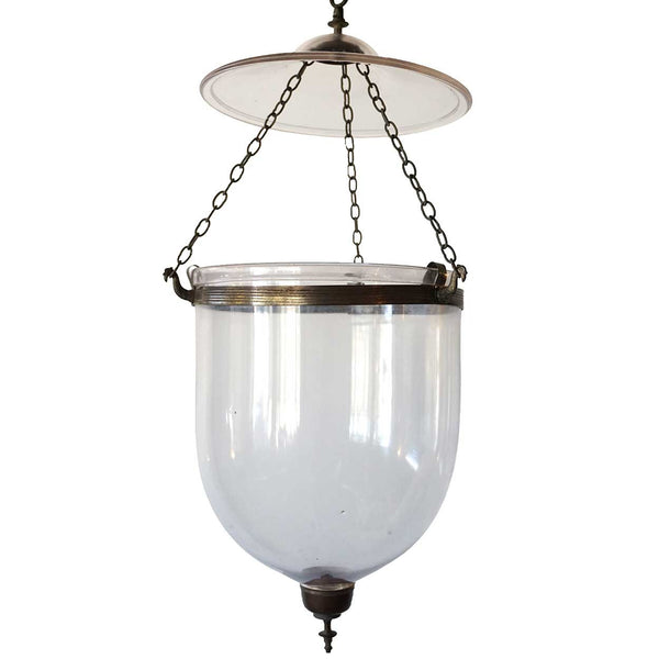 Anglo Indian Regency Style Glass Hall Lantern