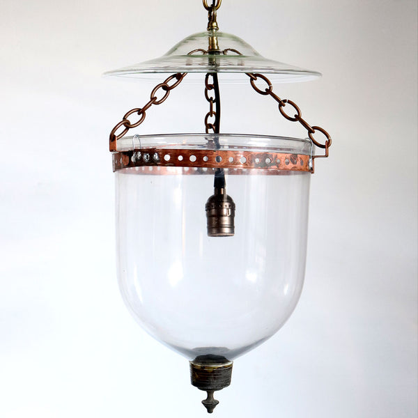English Regency Style Glass One-Light Hall Lantern