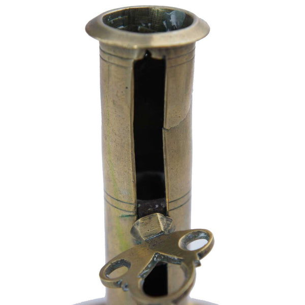 Continental Brass Push-Up Candlestick