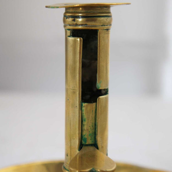 English Georgian Brass Ejector Chamberstick