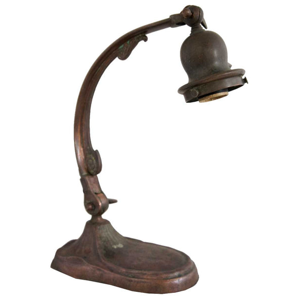 American Handel Brass Adjustable Goose Neck One-Light Table Lamp Base [Rewired]