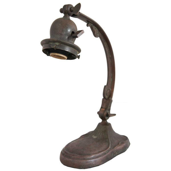 American Handel Brass Adjustable Goose Neck One-Light Table Lamp Base [Rewired]