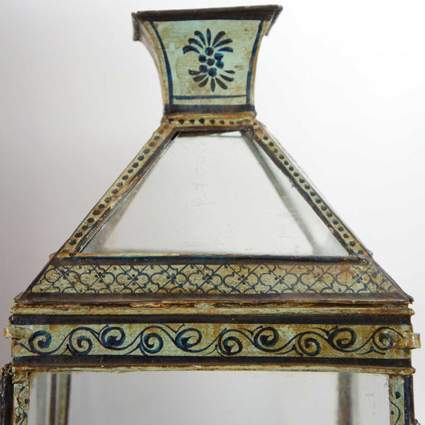 Anglo Indian Painted Toleware Lantern