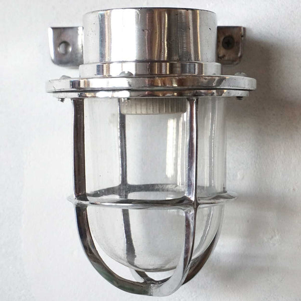 Vintage Style Industrial Aluminum Wall Bracket Caged Sconce Ship Light (15 available)