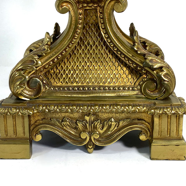 French Napoleon III Gilt Bronze Six-Arm Candelabrum