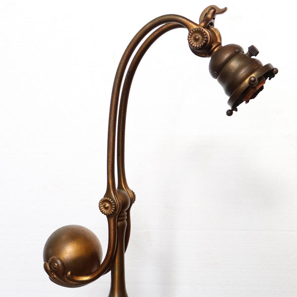 American Tiffany Studios Bronze Dore Counterbalance One-Light 468 Floor Lamp