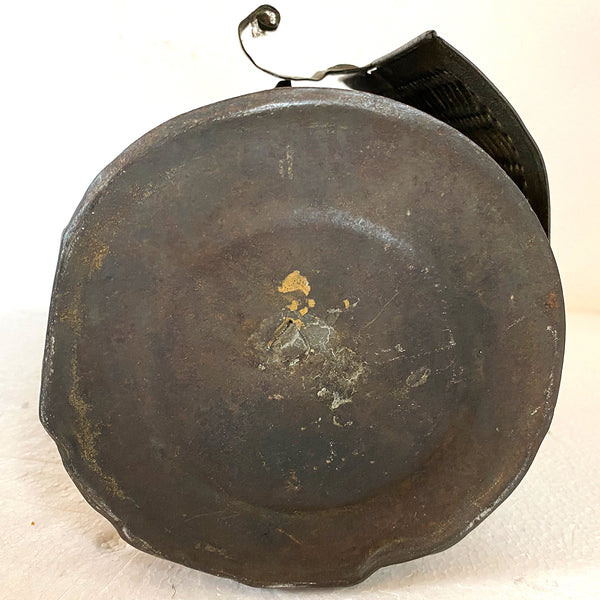 American Primitive Black Punched Tin One-Light Lantern
