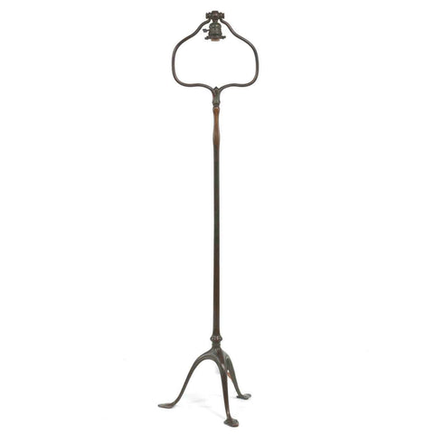 American Tiffany Studios Art Nouveau Bronze 423 Floor Lamp