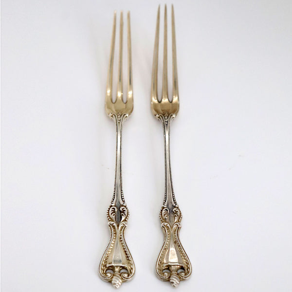 Pair of American Towle Sterling Silver Old Colonial Pattern Individual Berry Forks