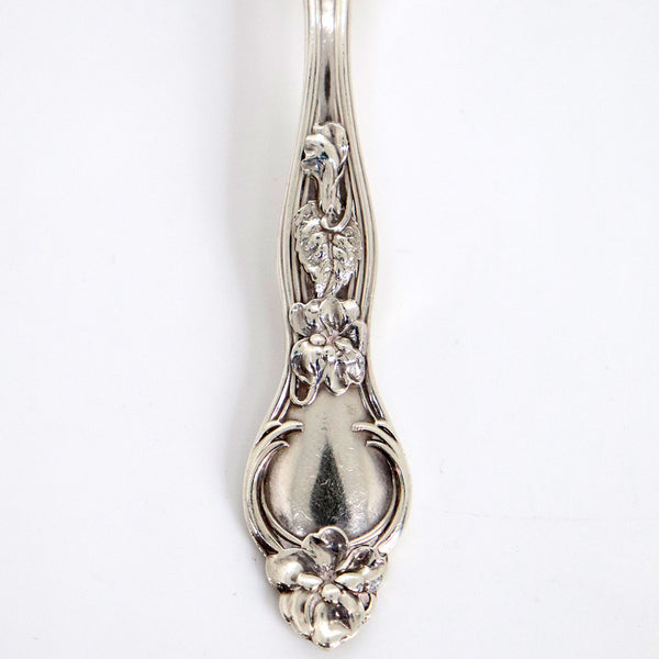 American Art Nouveau R. Wallace & Sons Sterling Silver Violet Pattern Bon Bon Spoon