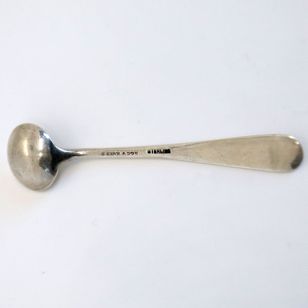 American S. Kirk & Son Sterling Silver Old Maryland Plain Condiment Spoon
