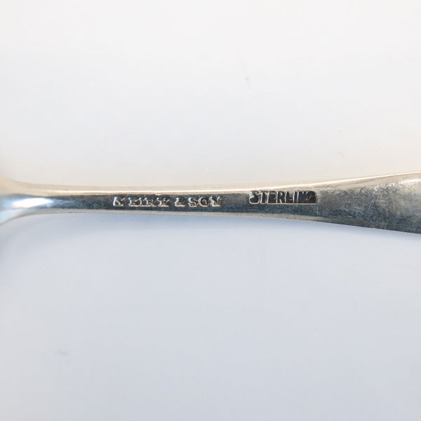 American S. Kirk & Son Sterling Silver Old Maryland Plain Condiment Spoon