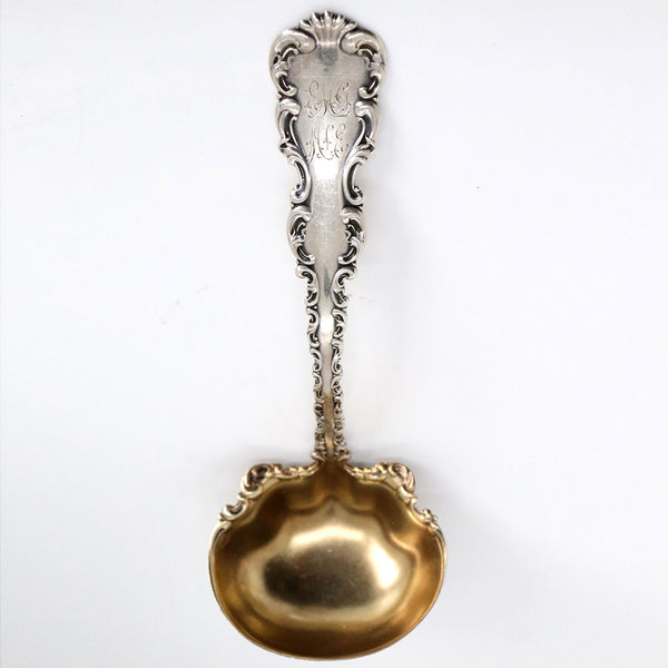 Small American Whiting Gilt Sterling Silver Louis XV Gravy/Sauce Ladle