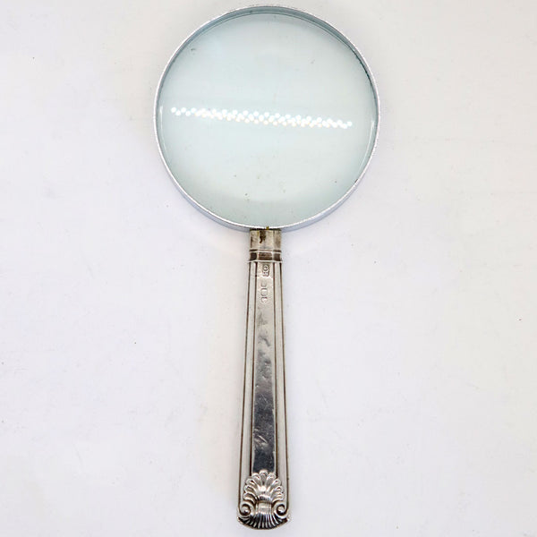 English Edwardian George Hape Sterling Silver Handle Magnifying Glass