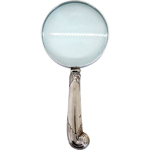 English Edwardian George Hape Sterling Silver Handle Magnifying Glass