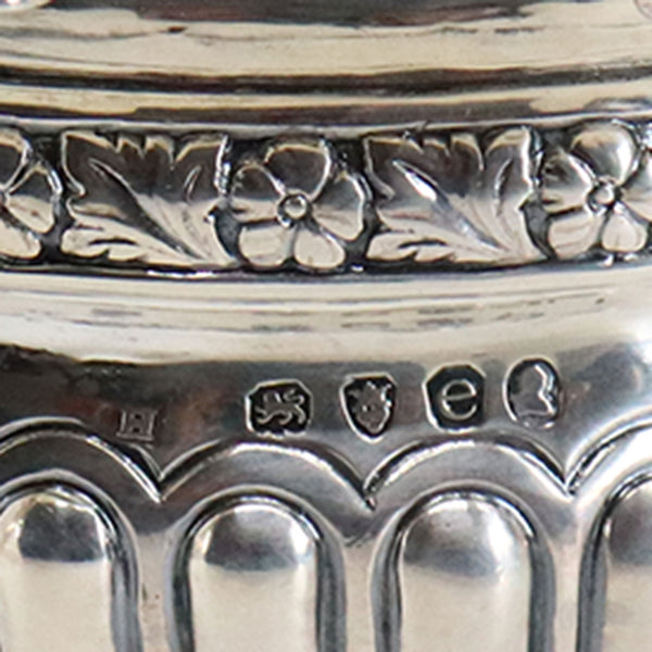 English George III Thomas Wallis & Jonathan Hayne Gilt Sterling Silver Creamer and Open Sugar