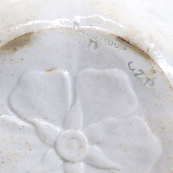 English Wedgwood Creamware Pottery Cabbage Leaf Teapot