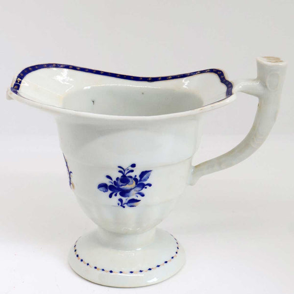 30-Piece Chinese Export Qianlong Gilt and Cobalt Blue Porcelain Tea Service