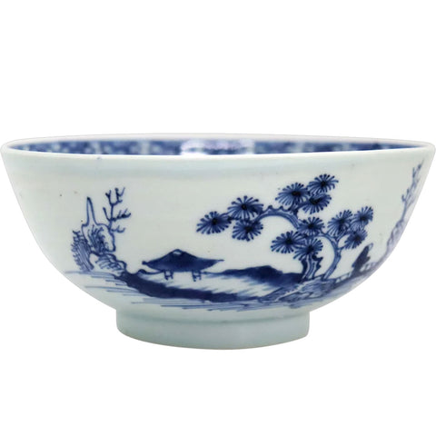 Chinese Export Blue and White Porcelain Nanking Cargo Shipwreck Bowl