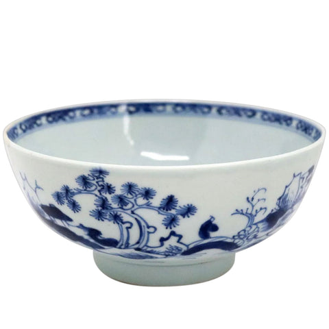 Chinese Export Blue and White Porcelain Nanking Cargo Shipwreck Bowl