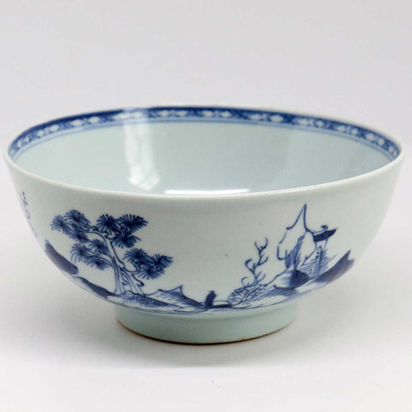 Chinese Export Blue and White Porcelain Nanking Cargo Shipwreck Bowl