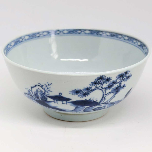 Chinese Export Blue and White Porcelain Nanking Cargo Shipwreck Bowl