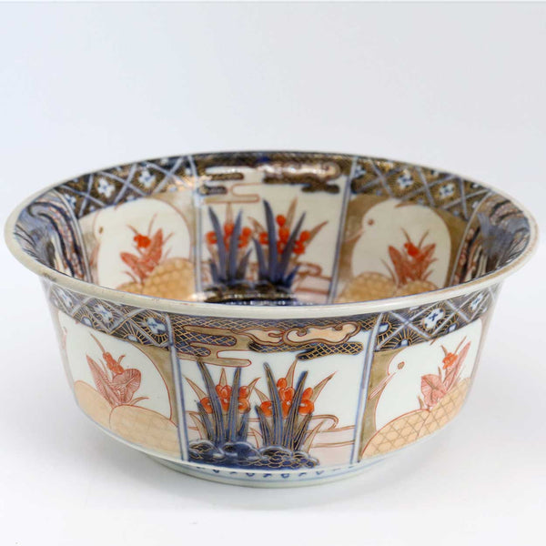 Japanese Late Edo Porcelain Imari Center Bowl