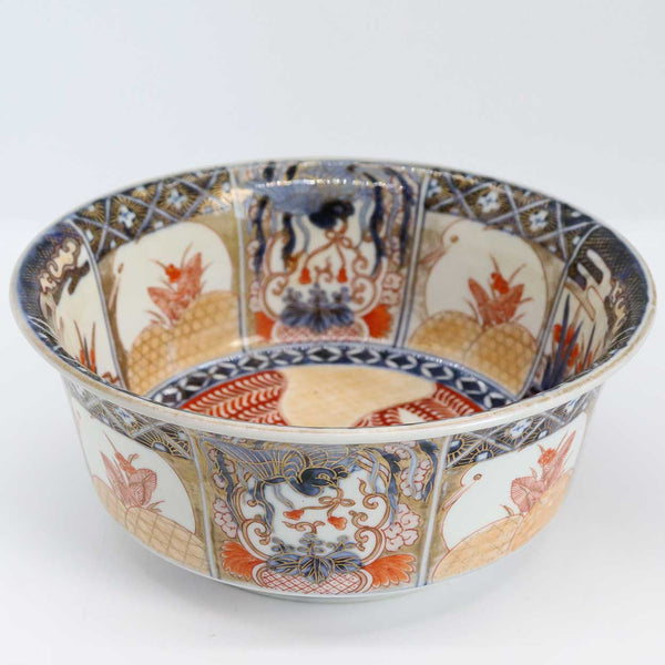 Japanese Late Edo Porcelain Imari Center Bowl