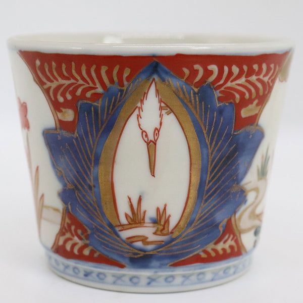 Set of Eight Japanese Porcelain Imari Soba (Choku) Cups