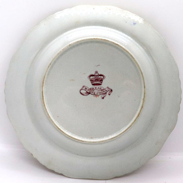 English Hicks, Meigh & Johnson Ironstone Pottery Imari Palette Bowl
