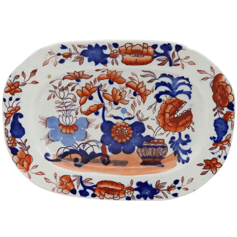 Small English Mason's Ironstone China Imari Palette Platter