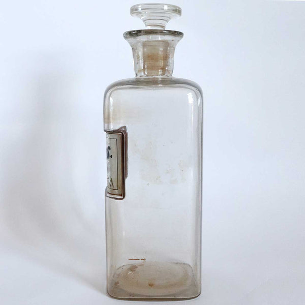 American Victorian Whitall Tatum Glass Label Apothecary Drug Store Bottle