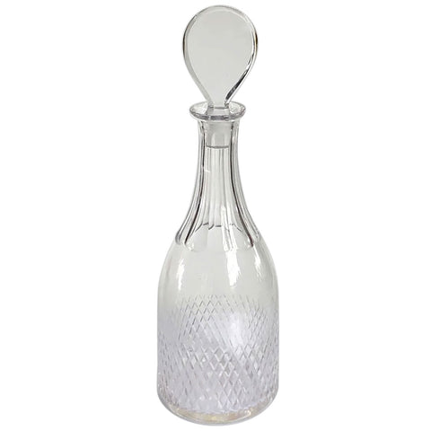 Vintage Swedish Vicke Lindstrand for Kosta Boda Glass Diamant Decanter